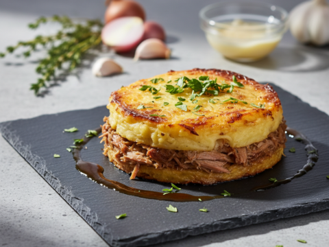 Recette Parmentier confit de canard au Cookeo - Plat principal Française - Photo du plat prêt à déguster