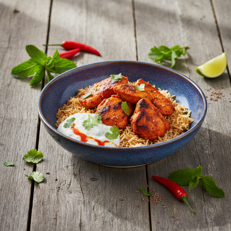 Recette Poulet Tandori au Cookeo - Plat principal Indienne - Photo du plat prêt à déguster