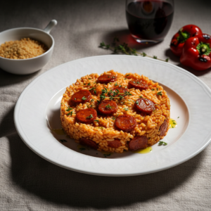 Risotto au chorizo