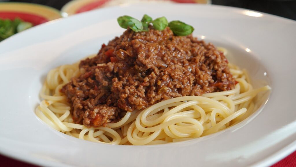Spaghettis bolognaise Mon cookeo