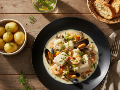 Recette Blanquette de poisson au Cookeo - Plat principal Française - Photo du plat prêt à déguster