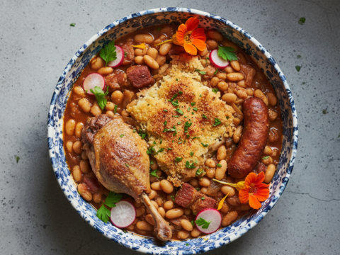 Recette Cassoulet au Cookeo - Plat principal Française - Photo du plat prêt à déguster