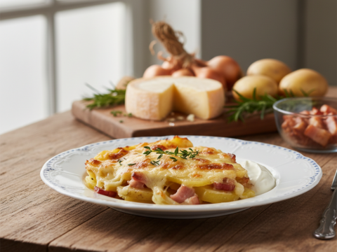 Recette Tartiflette au Cookeo - Plat principal Française - Photo du plat prêt à déguster