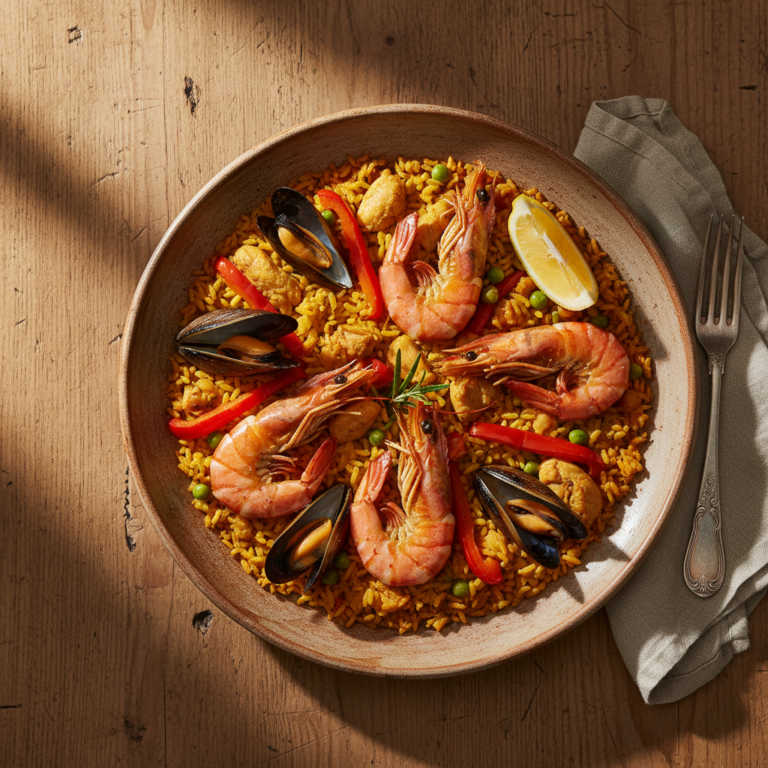 Recette Paëlla au Cookeo - Plat principal Espagnole - Photo du plat prêt à déguster