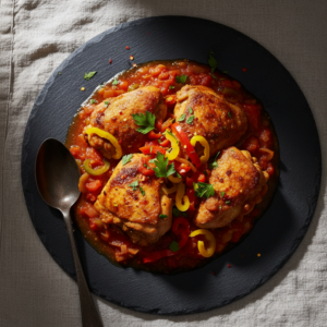 Poulet basquaise