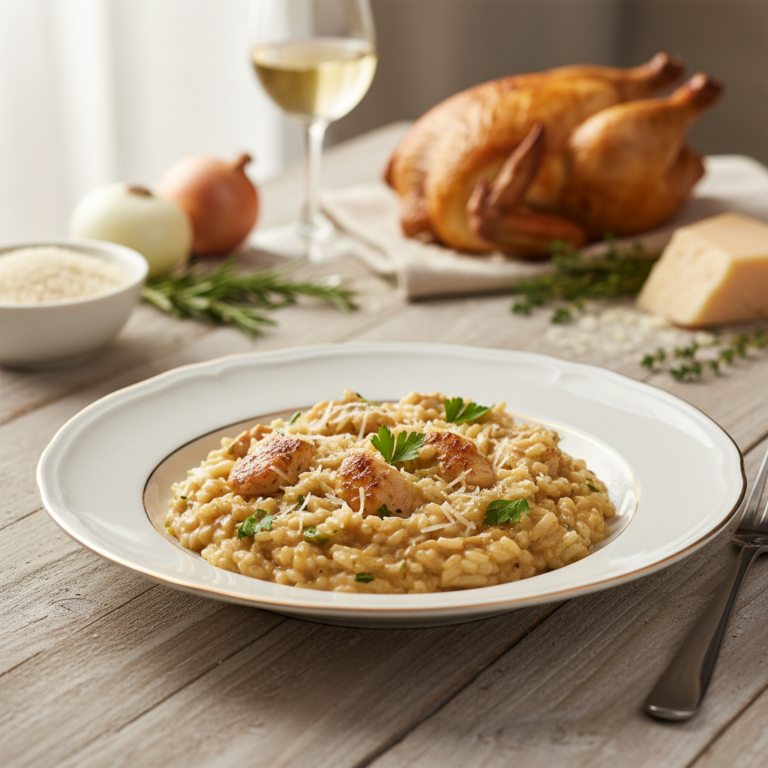 Recette Risotto poulet au Cookeo - Plat principal Italienne - Photo du plat prêt à déguster
