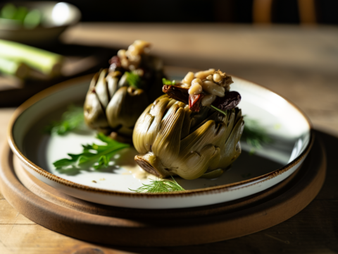 Recette Artichauts à la vapeur au Cookeo au Cookeo - Accompagnement Française - Photo du plat prêt à déguster