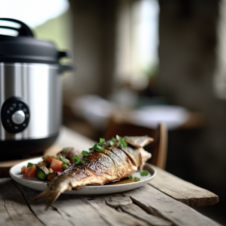 Recette Bar rôti au Cookeo au Cookeo - Plat principal Française - Photo du plat prêt à déguster