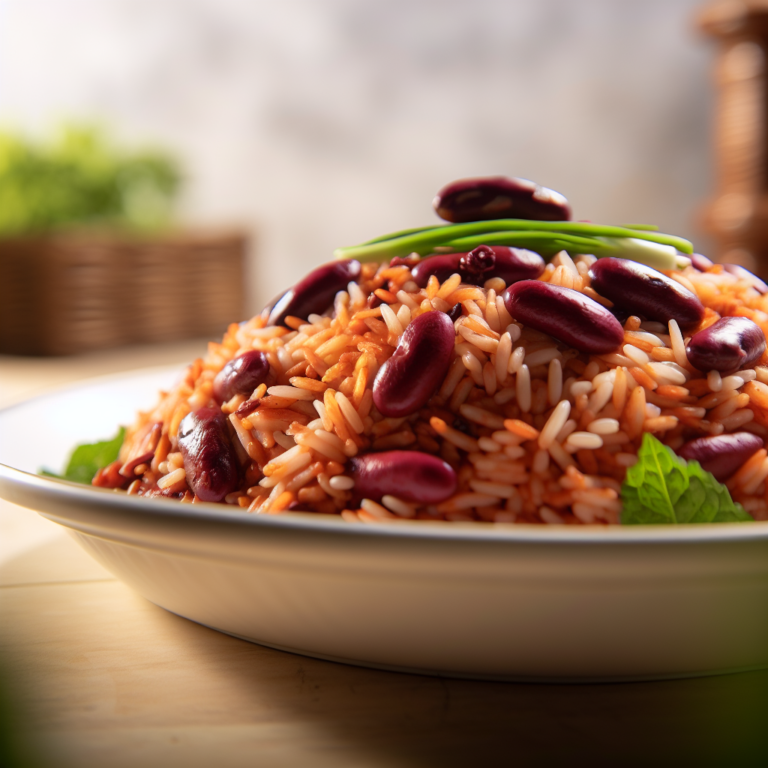 Recette Biryani aux Haricots Rouges au Cookeo - Plat principal Indienne - Photo du plat prêt à déguster