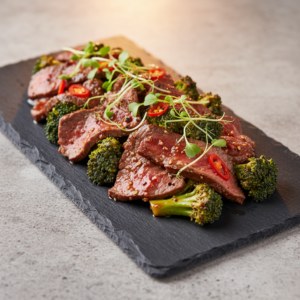 Boeuf épicé aux brocolis – Recette Cookeo