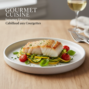 Cabillaud aux courgettes – Recette Cookeo
