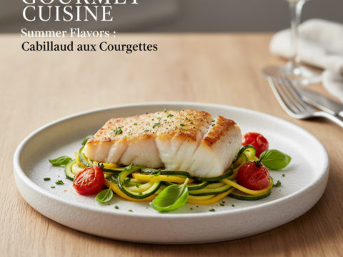Recette Cabillaud aux courgettes au Cookeo - Plat principal Française - Photo du plat prêt à déguster
