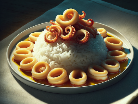 Recette Calamars au riz au Cookeo - Plat principal Française - Photo du plat prêt à déguster