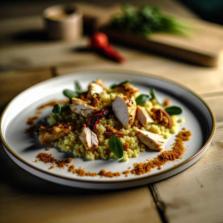 Recette Couscous au poulet au Cookeo - Plat principal Française - Photo du plat prêt à déguster