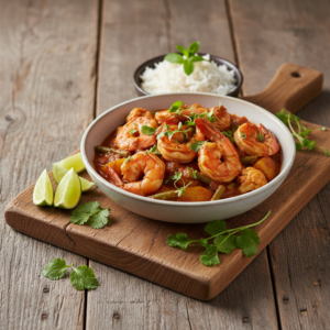 Crevettes Vindaloo aux Légumes – Recette Cookeo