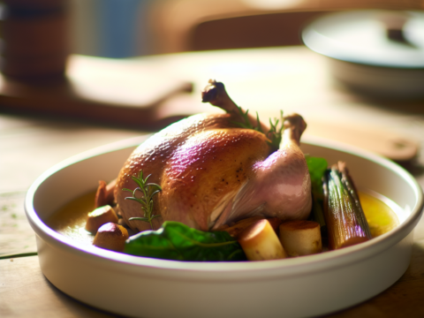 Recette Dinde Cocotte au Cookeo - Plat principal Française - Photo du plat prêt à déguster