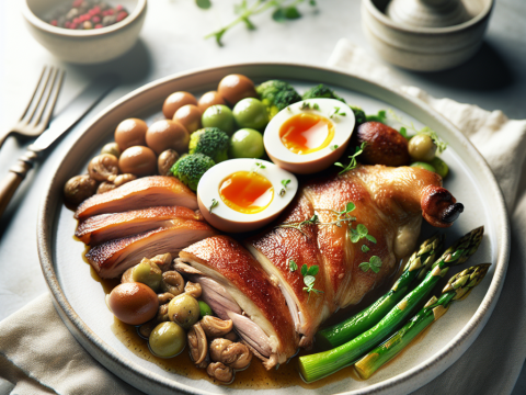 Recette Dinde à la coréenne au Cookeo - Photo du plat prêt à déguster