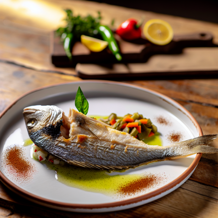 Recette Dorade à la turque au Cookeo - Plat principal Méditerranéenne - Photo du plat prêt à déguster