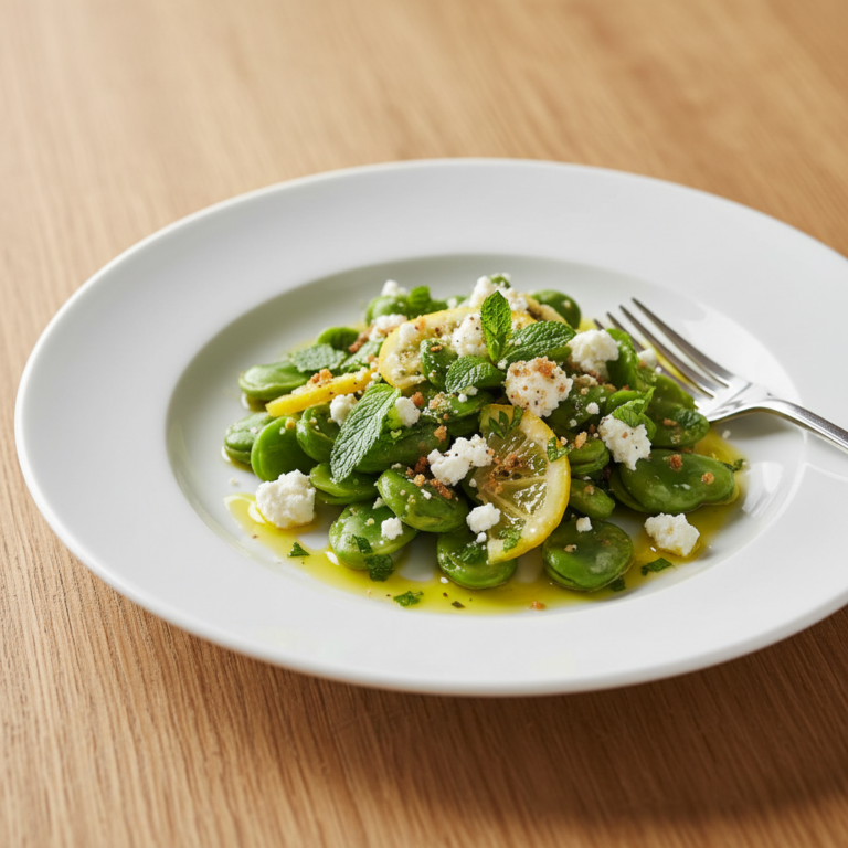 Recette Fèves au citron au Cookeo - Accompagnement Française - Photo du plat prêt à déguster