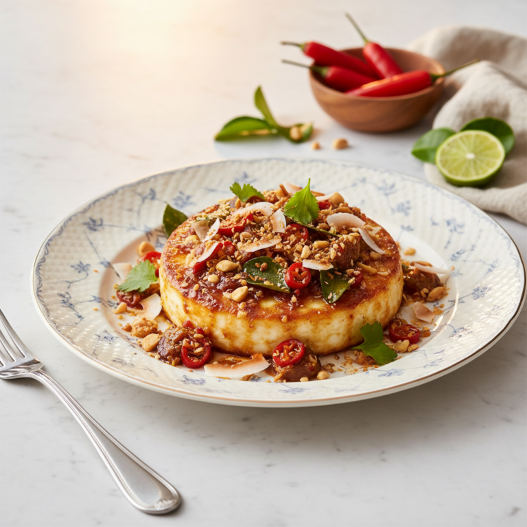 Recette Fromage à l'indonésienne au Cookeo - Entrée Indonésienne - Photo du plat prêt à déguster