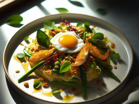 Recette Khao Pad Sapparot au Cookeo - Plat principal Thaïlandaise - Photo du plat prêt à déguster