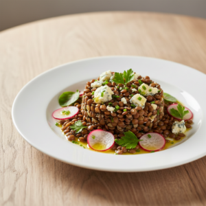 Lentilles au bleu – Recette Cookeo