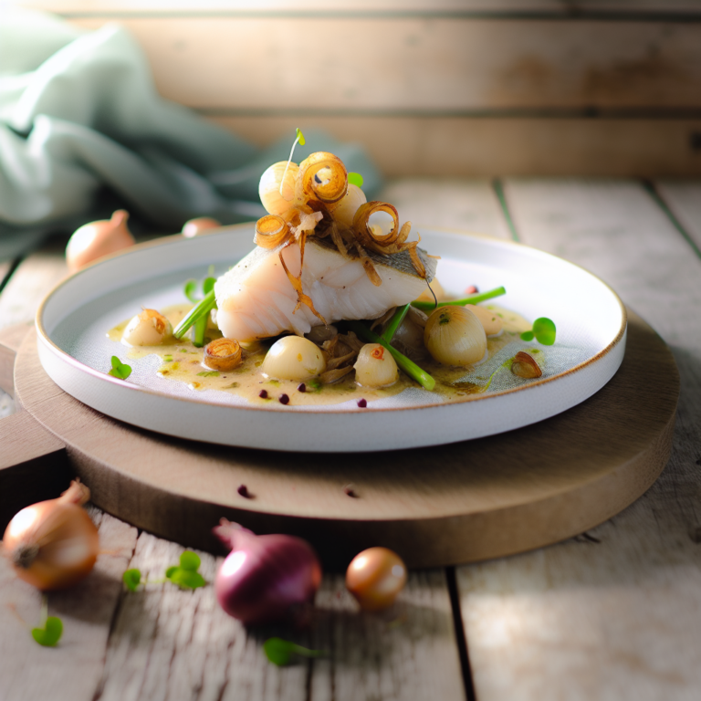 Recette Lotte aux échalotes au Cookeo - Plat principal Française - Photo du plat prêt à déguster