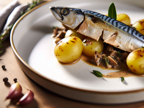 Recette Maquereaux aux pommes de terre au Cookeo - Plat principal Française - Photo du plat prêt à déguster