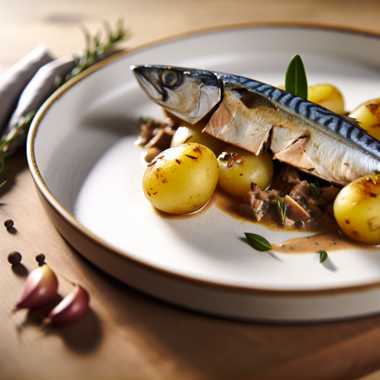 Recette Maquereaux aux pommes de terre au Cookeo - Plat principal Française - Photo du plat prêt à déguster