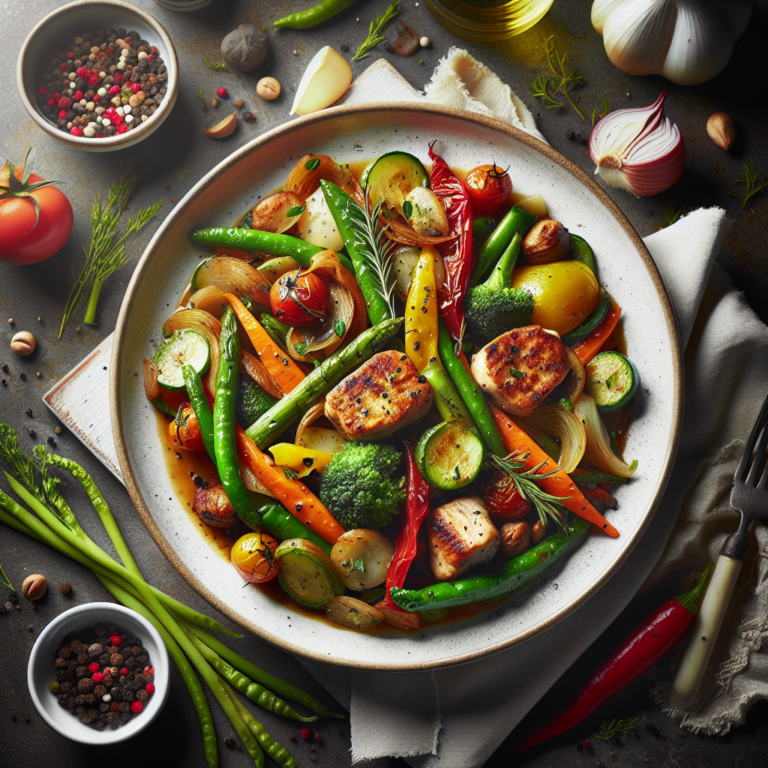 Recette Poêlée de légumes à la viande au Cookeo - Plat principal Française - Photo du plat prêt à déguster