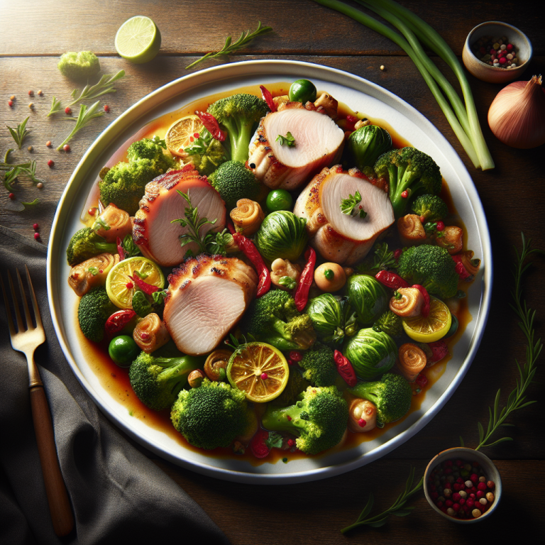 Recette Porc Korma aux Brocolis au Cookeo - Plat principal Indienne - Photo du plat prêt à déguster