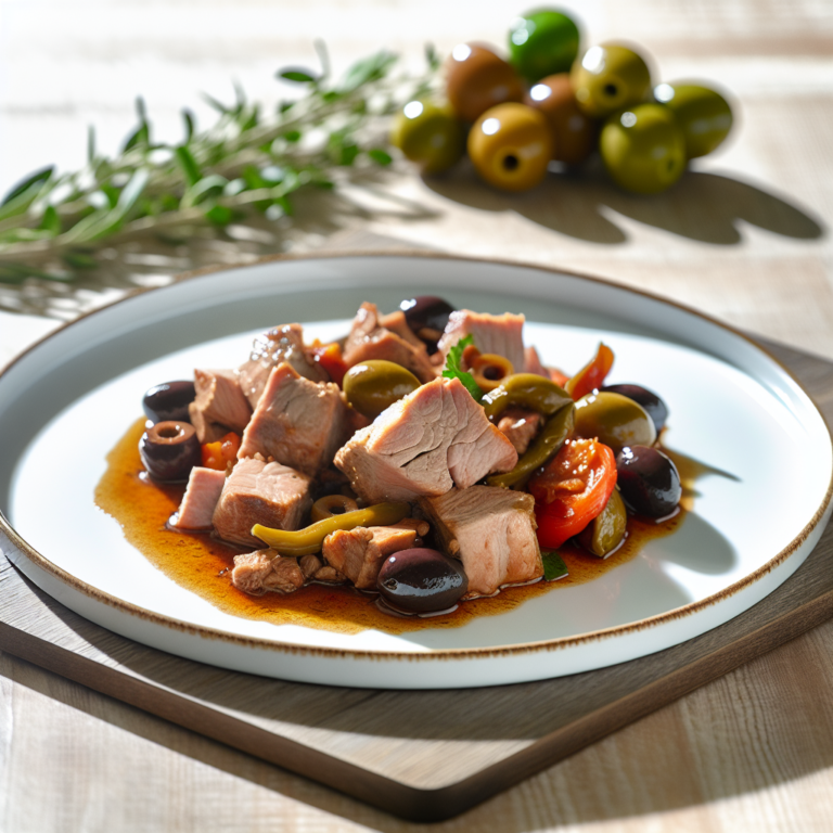 Recette Porc mijoté aux olives au Cookeo - Plat principal Française - Photo du plat prêt à déguster