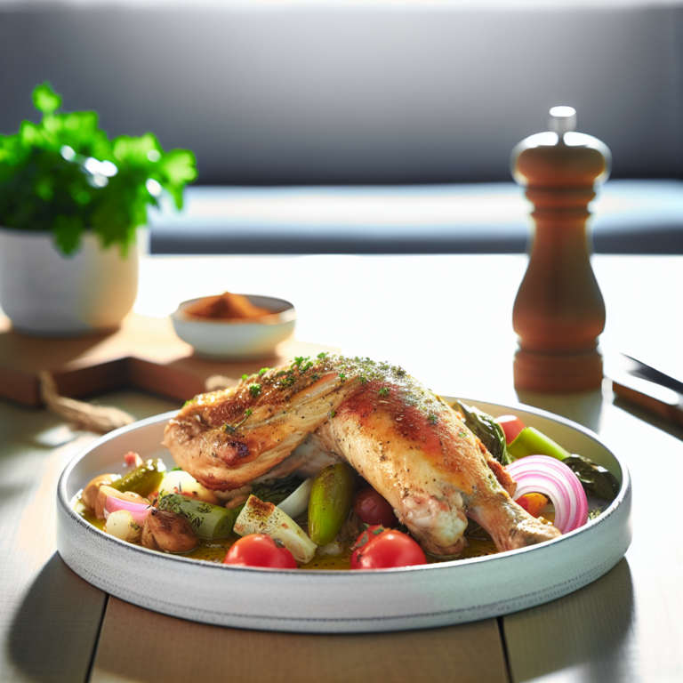 Recette Poulet à la grecque au Cookeo - Plat principal Française - Photo du plat prêt à déguster