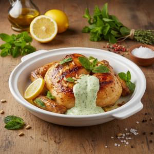 Recette Poulet à la menthe au Cookeo - Plat principal Française - Photo du plat prêt à déguster