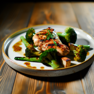 Poulet grillé aux brocolis – Recette Cookeo