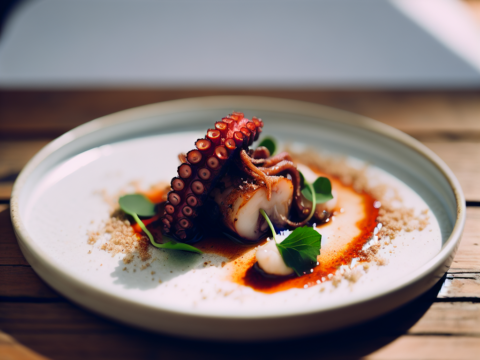 Recette Poulpe Confit au Cookeo - Plat principal Méditerranéenne - Photo du plat prêt à déguster