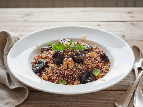Recette Quinoa aux pruneaux au Cookeo - Plat principal Française - Photo du plat prêt à déguster