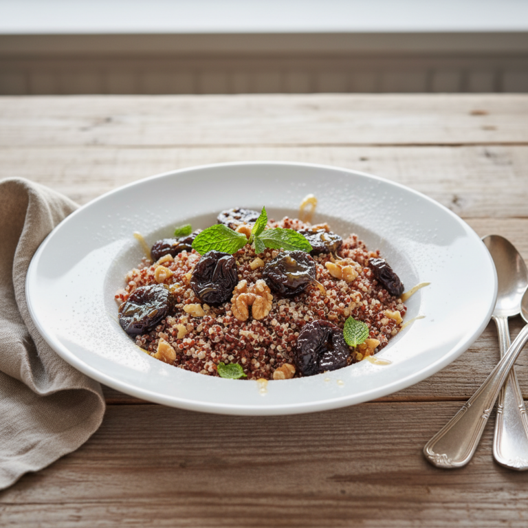 Recette Quinoa aux pruneaux au Cookeo - Plat principal Française - Photo du plat prêt à déguster