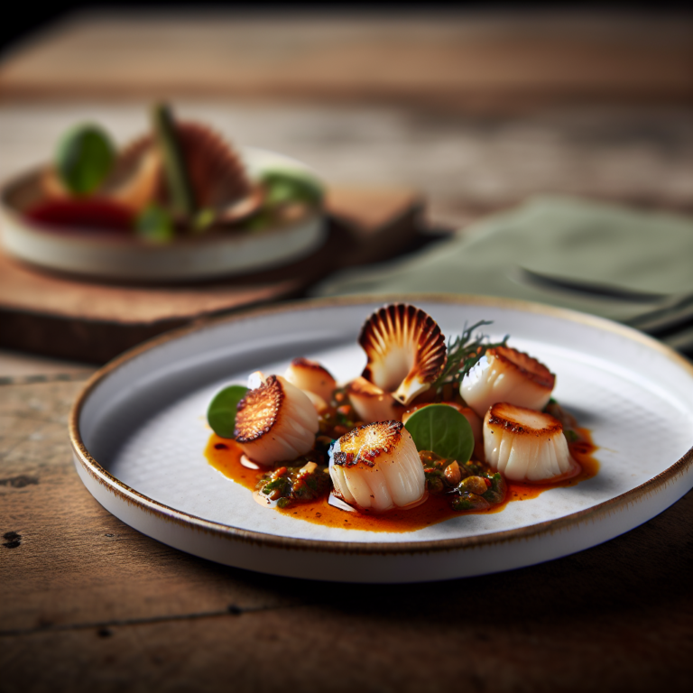 Recette Saint-Jacques à la turque au Cookeo - Plat principal Française - Photo du plat prêt à déguster