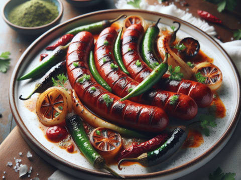 Recette Saucisses Tandoori au Cookeo - Plat principal Indienne - Photo du plat prêt à déguster