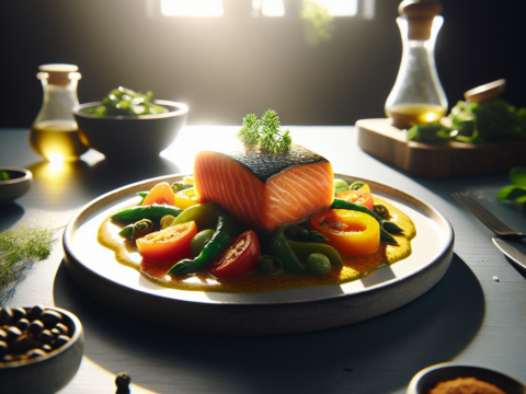 Recette Saumon Madras au Cookeo - Plat principal Indienne - Photo du plat prêt à déguster