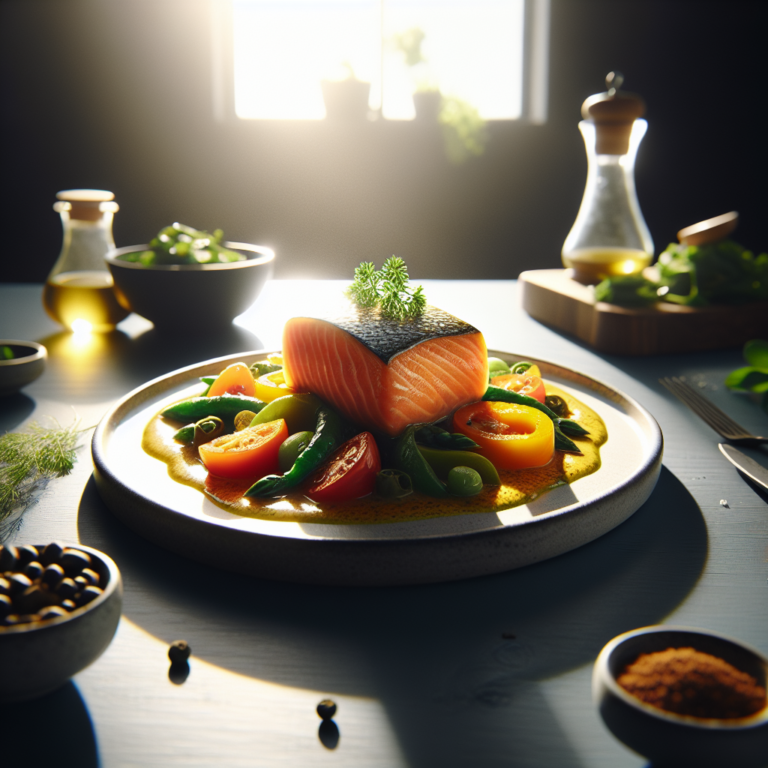 Recette Saumon Madras au Cookeo - Plat principal Indienne - Photo du plat prêt à déguster