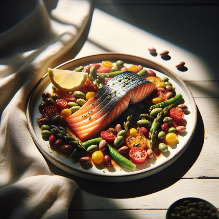 Recette Saumon aux fèves au Cookeo - Plat principal Française - Photo du plat prêt à déguster