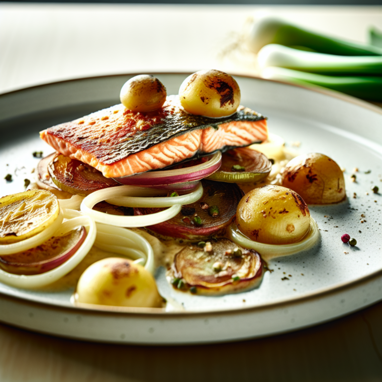 Recette Saumon parmigiana aux navets au Cookeo - Plat principal Italienne - Photo du plat prêt à déguster