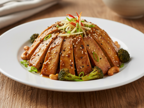 Recette Seitan au gingembre au Cookeo - Plat principal Française - Photo du plat prêt à déguster