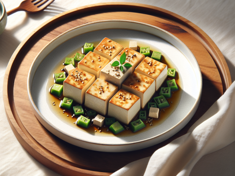 Recette Tofu à la japonaise au Cookeo - Plat principal Japonaise - Photo du plat prêt à déguster