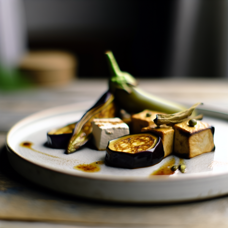Recette Tofu aux aubergines au Cookeo - Plat principal Chinoise - Photo du plat prêt à déguster
