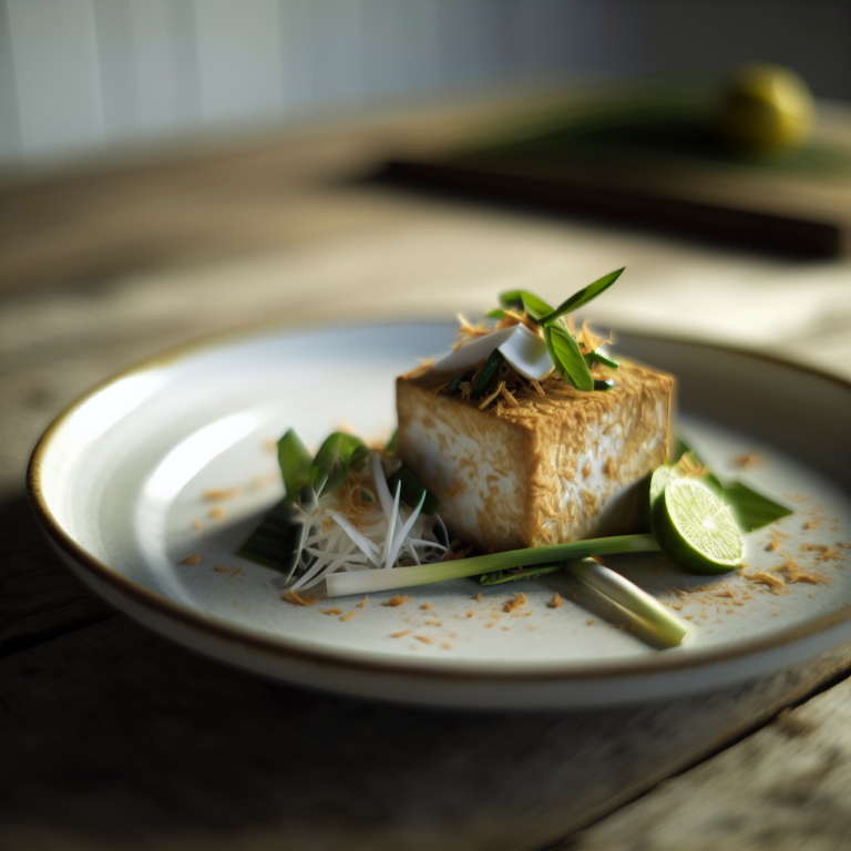 Recette Tofu coco et citronnelle au Cookeo - Plat principal Asiatique - Photo du plat prêt à déguster