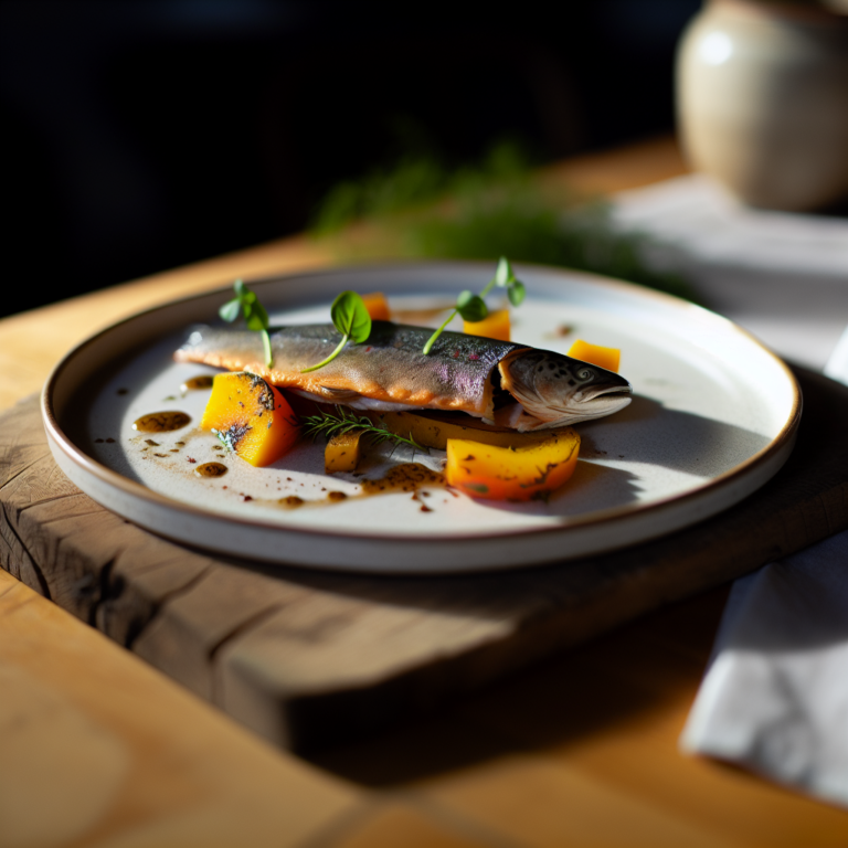 Recette Truite au potiron au Cookeo - Plat principal Française - Photo du plat prêt à déguster