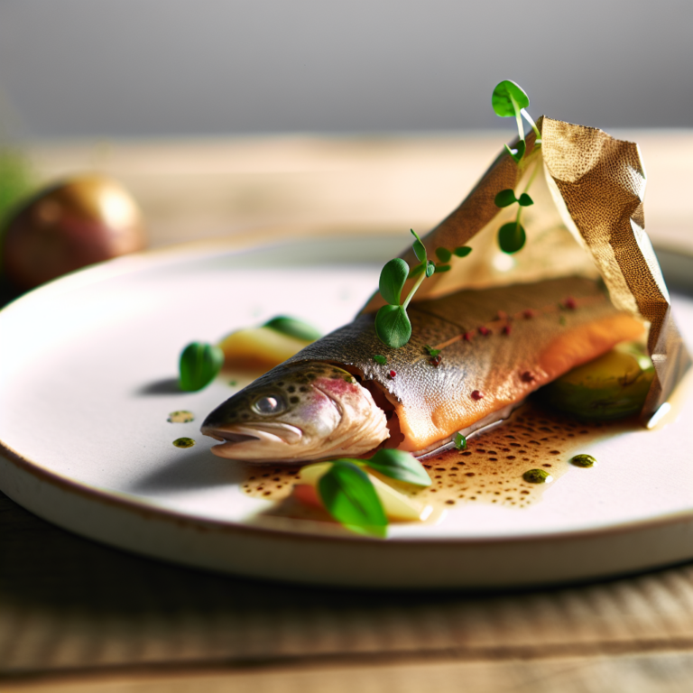 Recette Truite en papillote au Cookeo - Plat principal Française - Photo du plat prêt à déguster